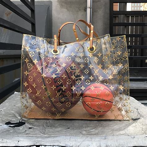 louis vuitton plexiglass bag.